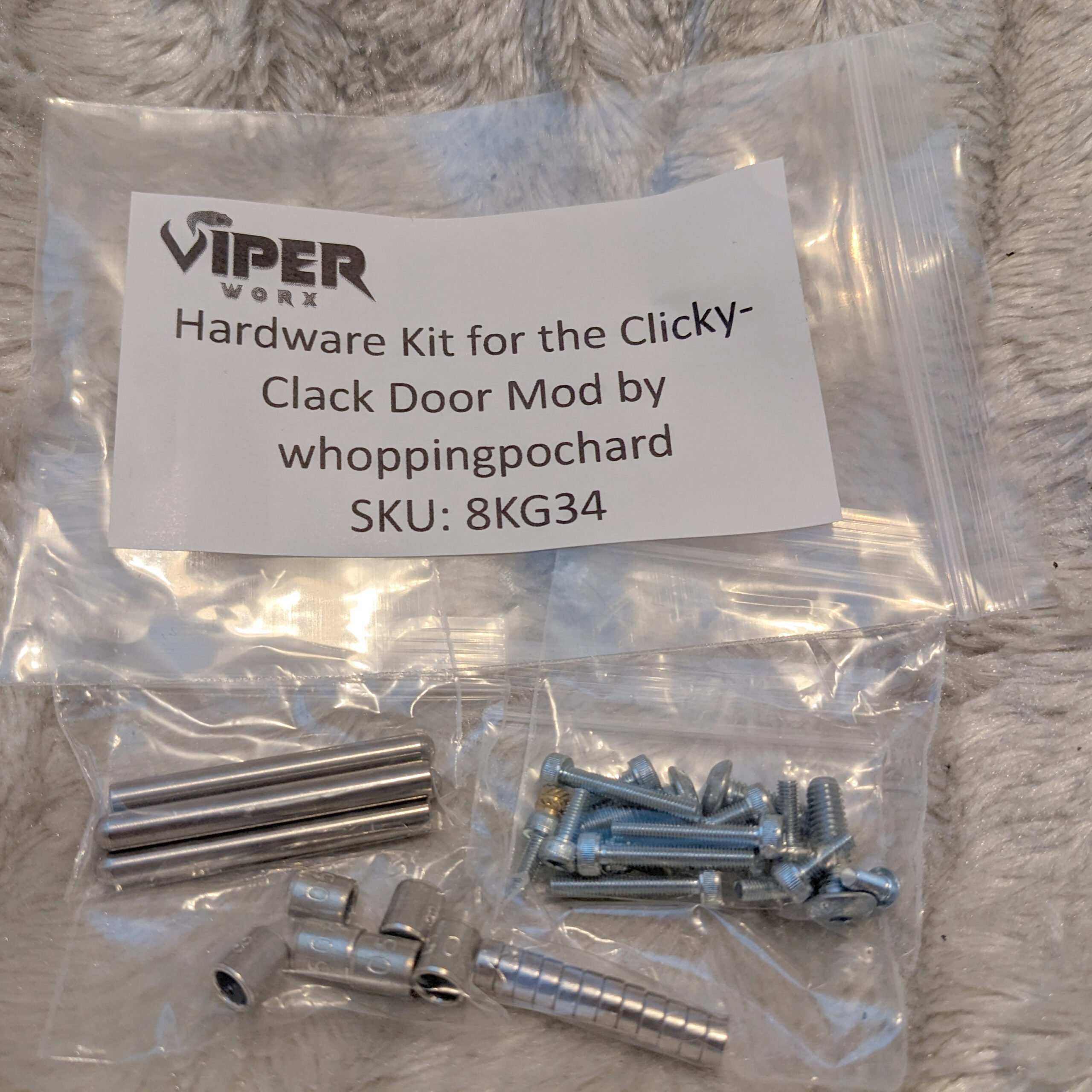 Hardware Kit for the Clicky Clack Door Mod by whoppingpochard